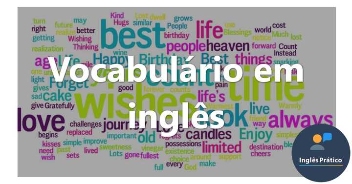 Listas de Vocabulário em inglês - Inglês Prático