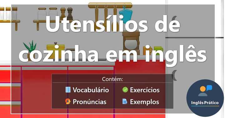 COISAS DE COZINHA EM INGLÊS - Como Falar Talheres, Colher, Garfo