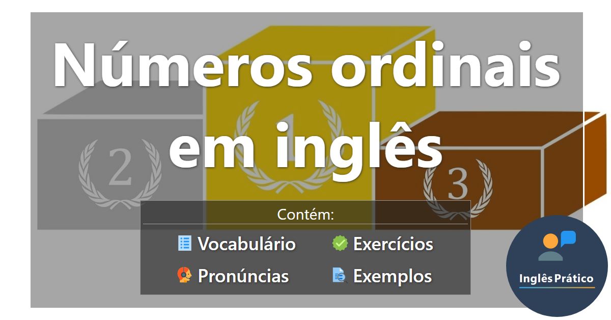 Números Ordinais em Inglês PDF